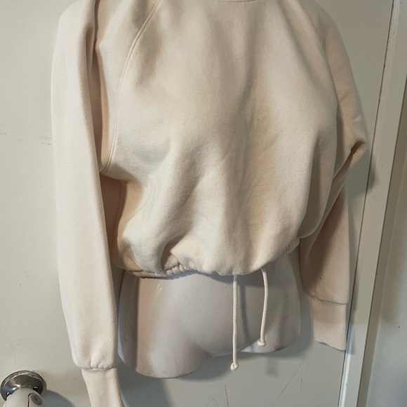 H&M Cream Drawstring Sweatshirt - Picture 4 of 5